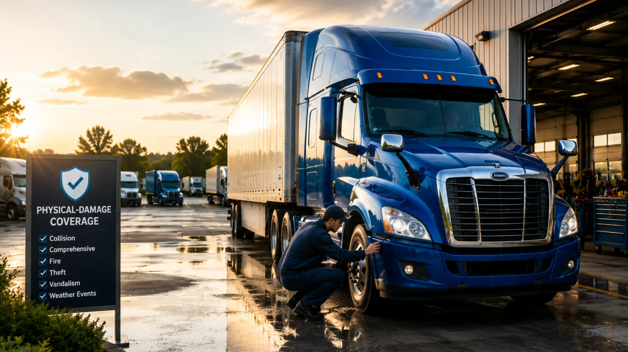 Physical Damage Truck Insurance